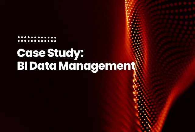 Feature image for case study: Managing data for Business Intelligence